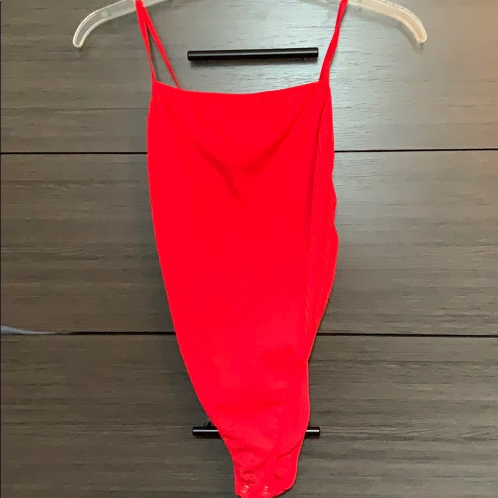 Red Forever 21 bodysuit
